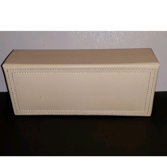 Pottery Barn Cream/Ivory Travel Jewelry Box NWOT - Picture 7 of 10
